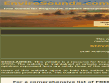 Tablet Screenshot of envirosounds.com